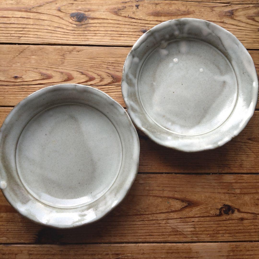 中皿　取り皿　一品料理皿　土ものの器