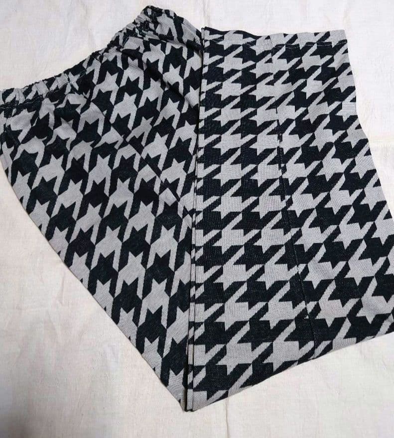 新品タグ付き ワコール パジャマ ルームウェア 千鳥格子グレー 3L