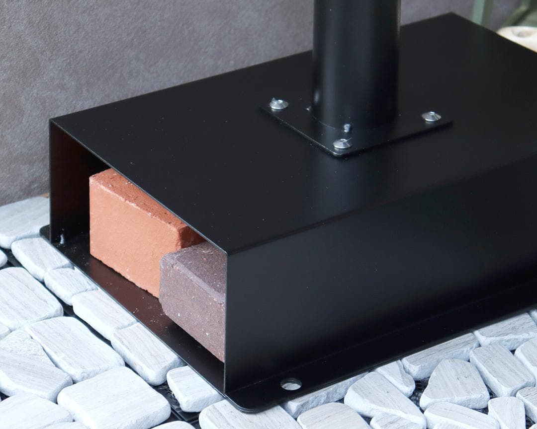 MJ PT GD　スタンドポスト　郵便ポスト　グレー