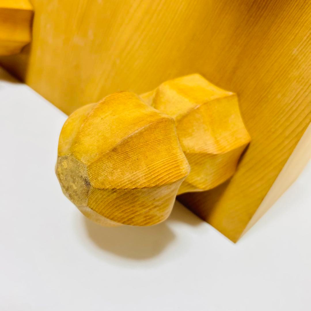 【送料無料】国産 高級 囲碁盤 約6寸 本榧 天地柾目 ヘソ 脚付き