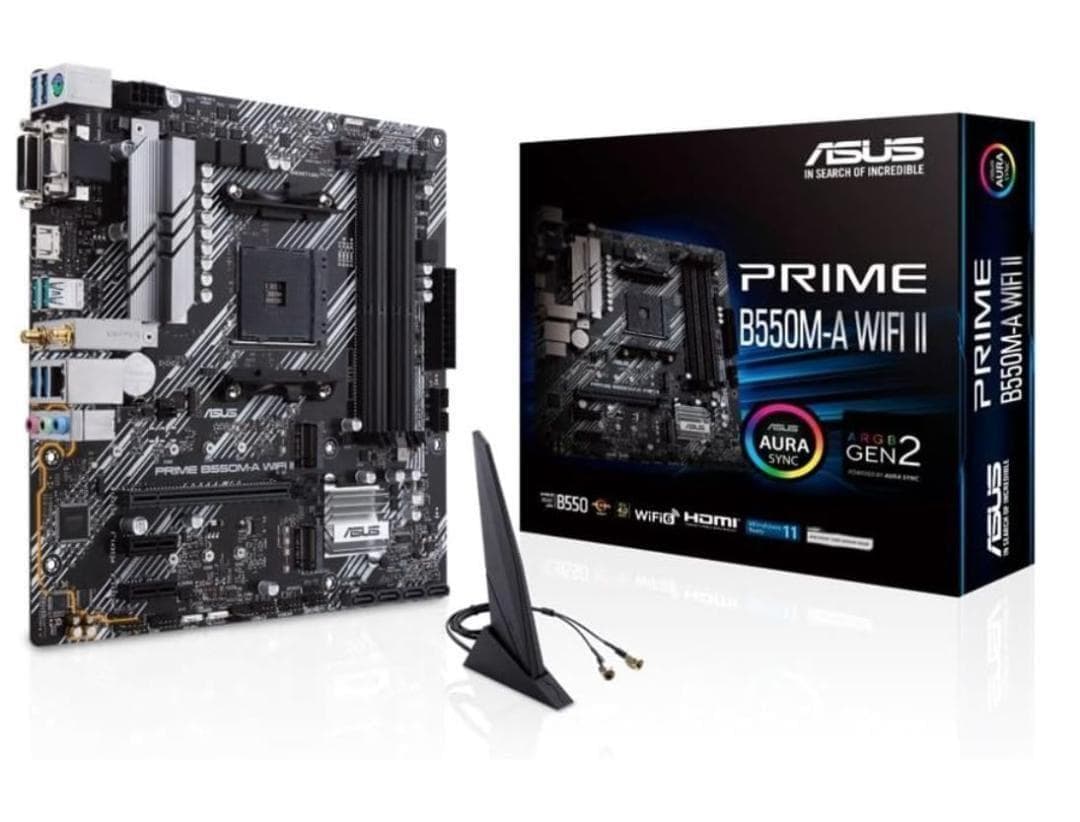 ASUS PRIME B550M-A WIFI II マザーボード【新品未開封】