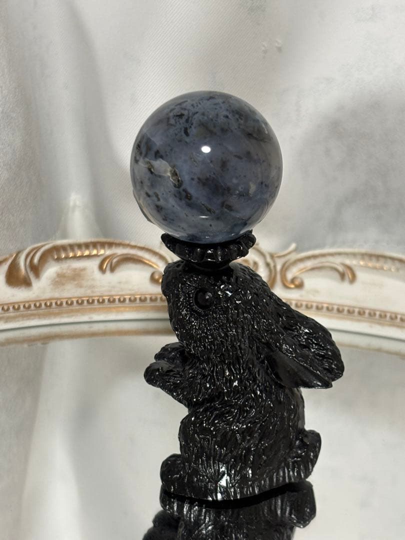 うさぎ台座 ピンク