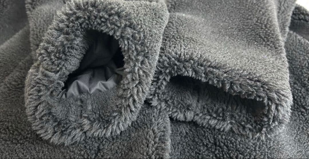 ヘルノ HERNO ボアコート エコファー チェスターコート ブラック 48