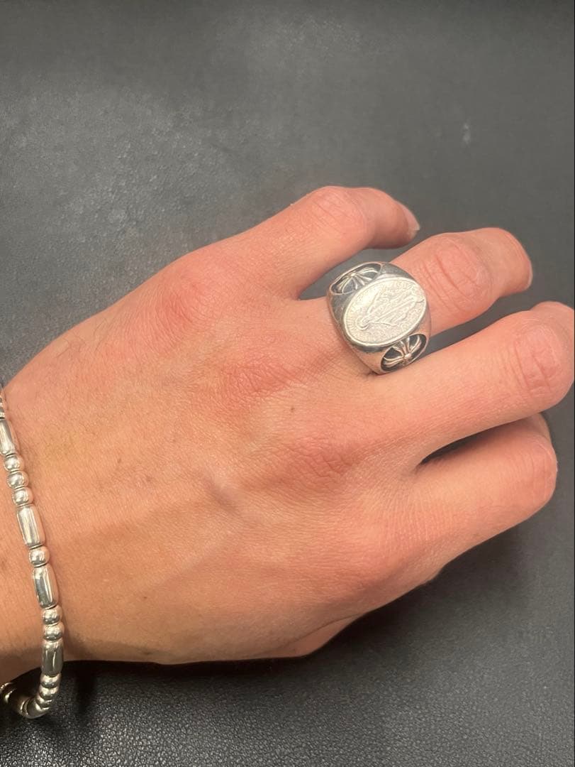 【けびん】Zenith マリアクロスリング　シルバー925 21号相当