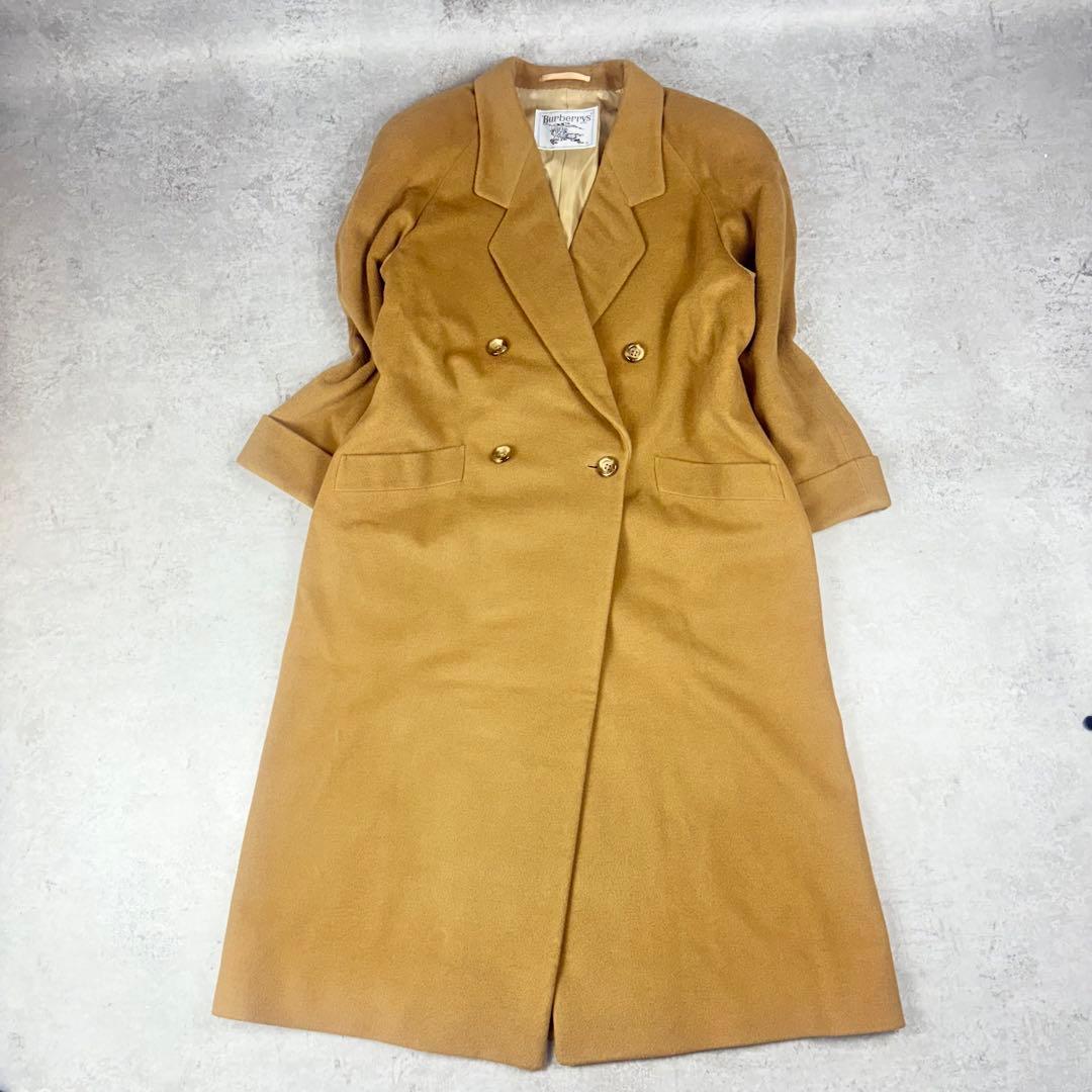バーバリー　BURBERRY カシミヤ混　　ダブルブ　チェスター　コート　9