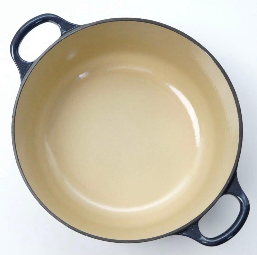 【新品】LE CREUSET　ココット ロンド ミッドナイトブルー　20cm