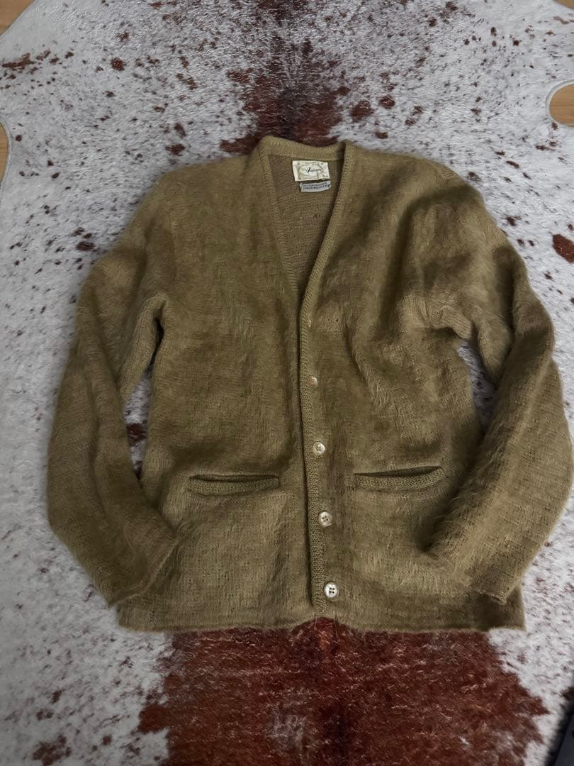 極上60s mohair cardigan mohair65% カートコバーン