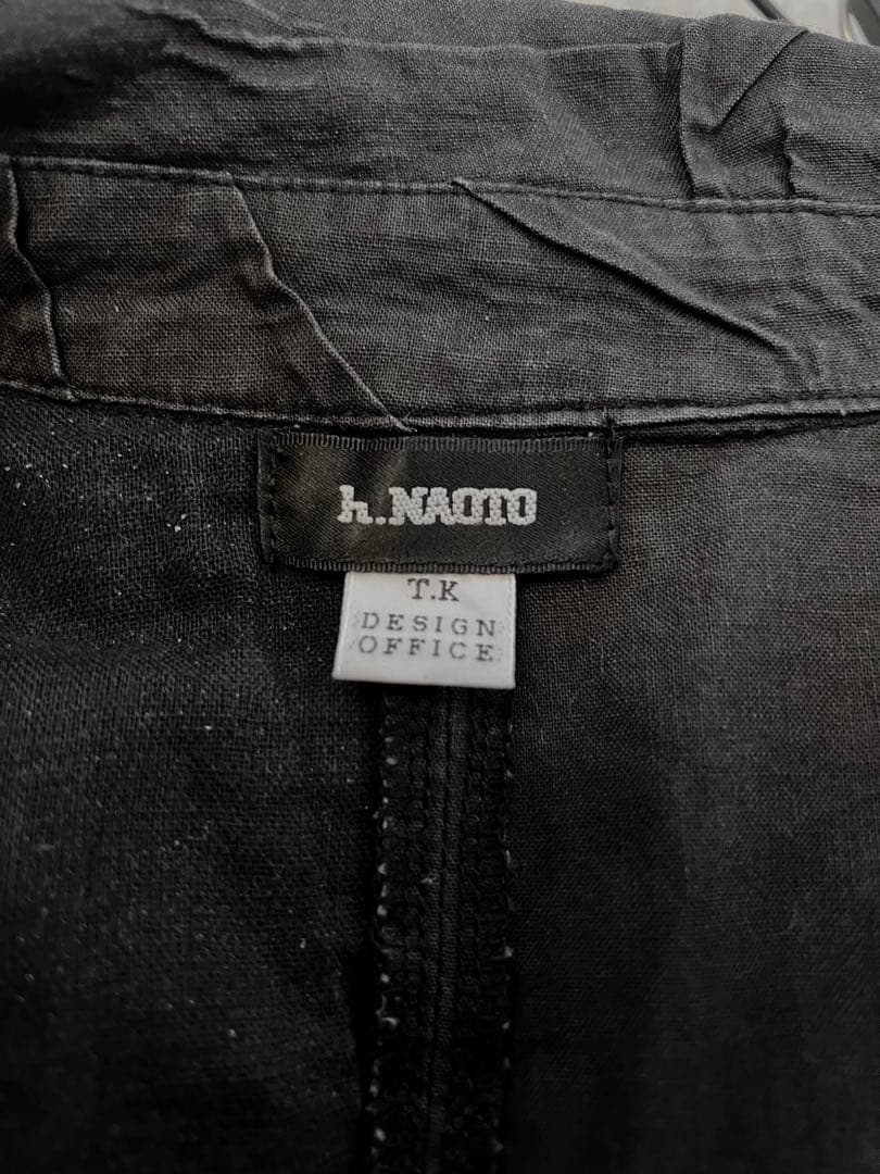 h.naoto シャツ　クレープ