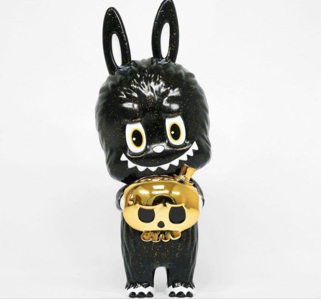 その他 Labubu Tycoco Cre Black+Chrome Gold