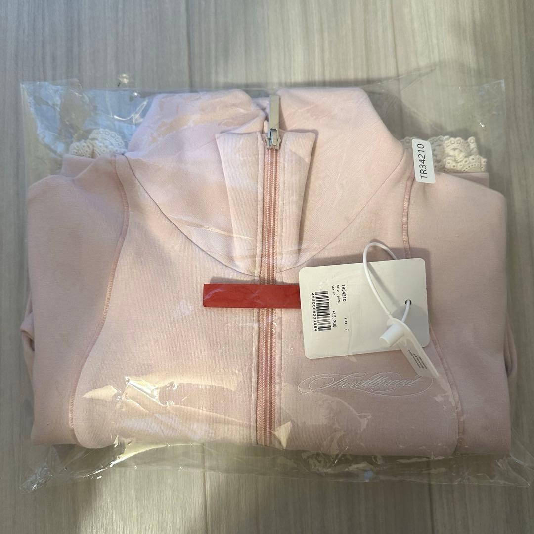 トップス THEREDTHREAD S track jersey jacket lace