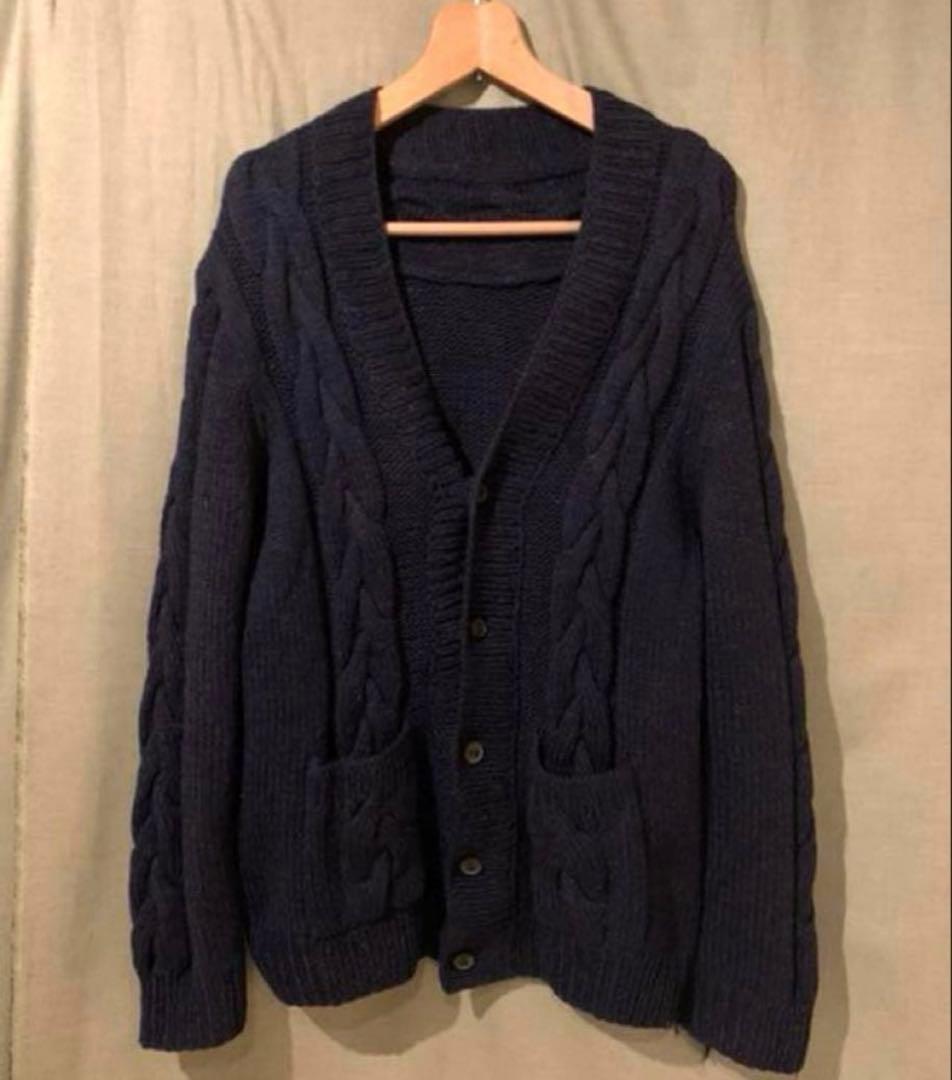 ここのえ期2010AW メゾンマルタン マルジェラ　ダメージニットカーディガン