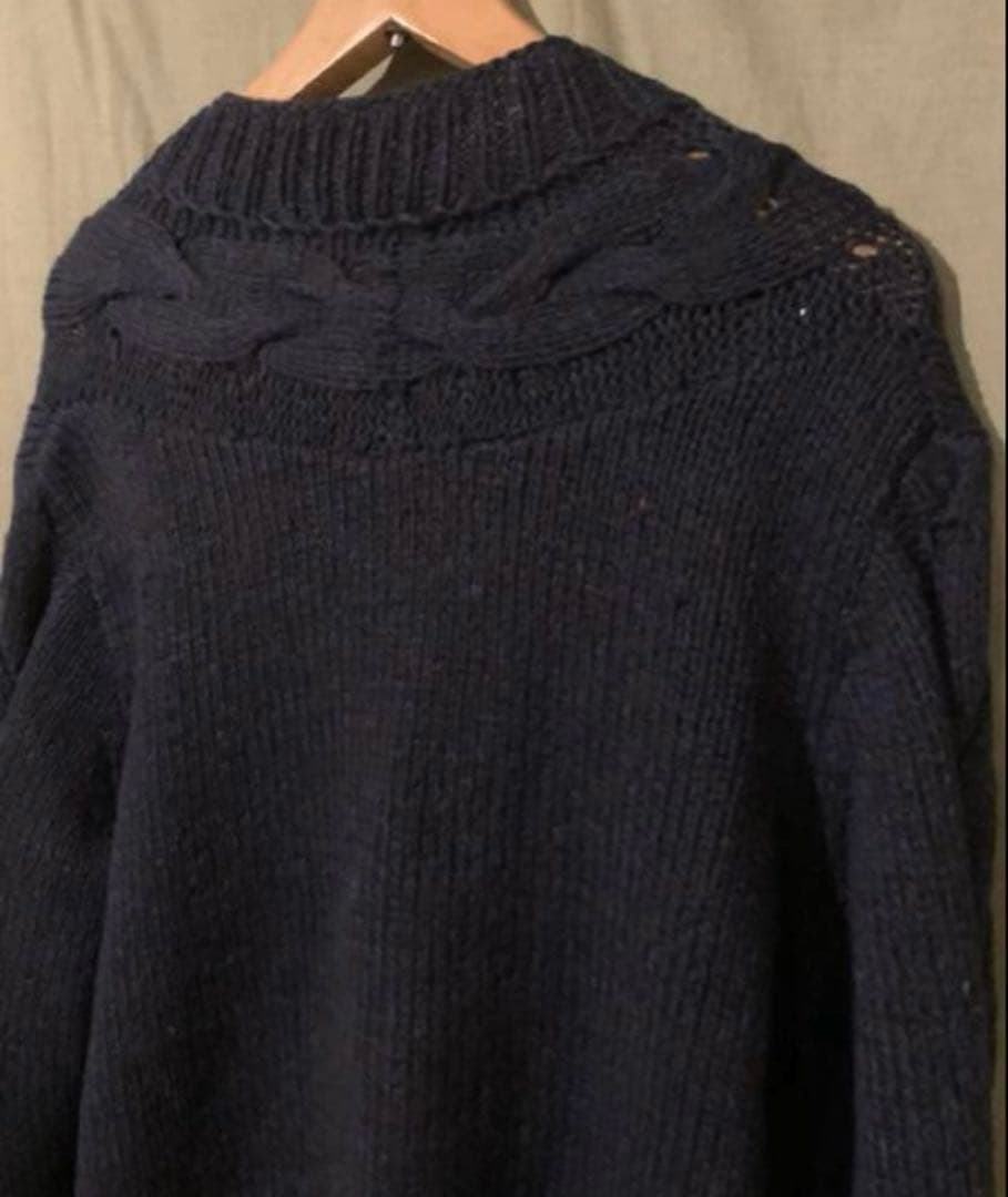 ここのえ期2010AW メゾンマルタン マルジェラ　ダメージニットカーディガン