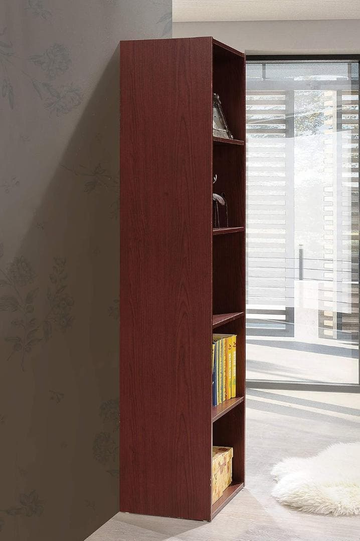 送料無料　Hodedah 本棚 マホガニー 5段