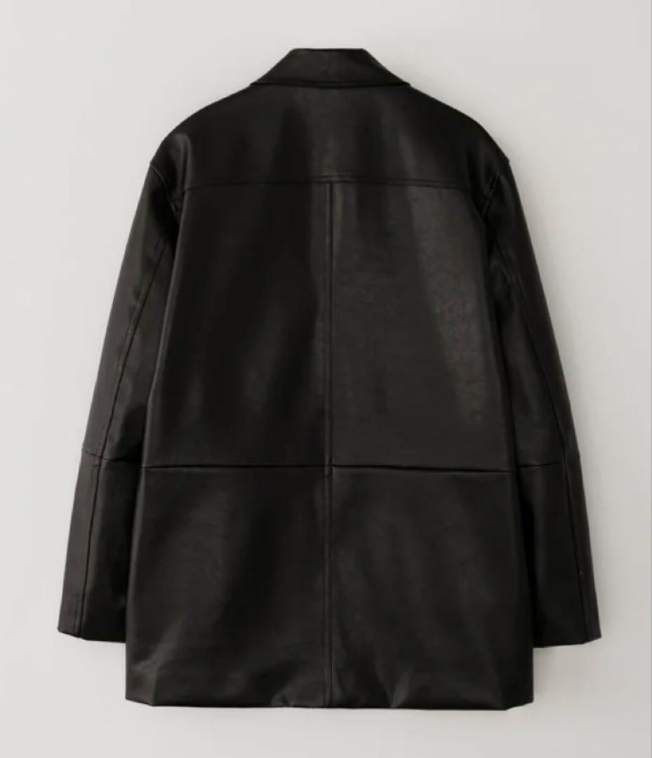 ohotoroレザージャケット ボタン付き