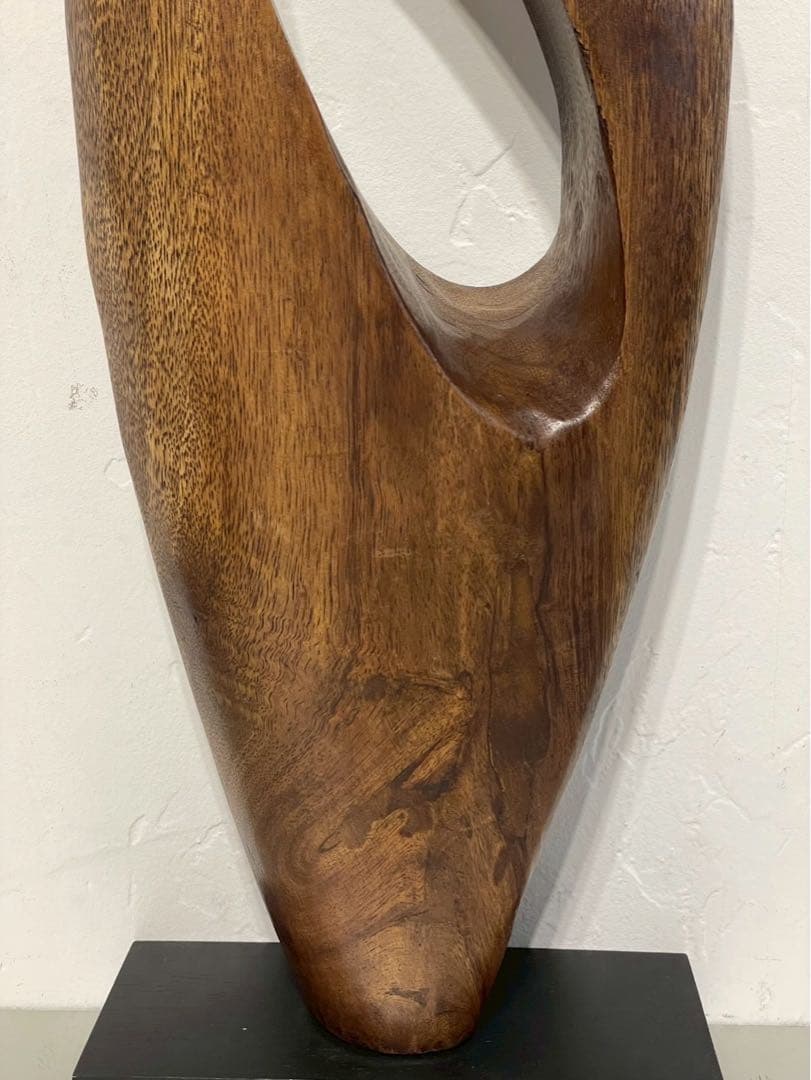 美品 BoConcept ボーコンセプト スカルプチャー オブジェ 置物 木製