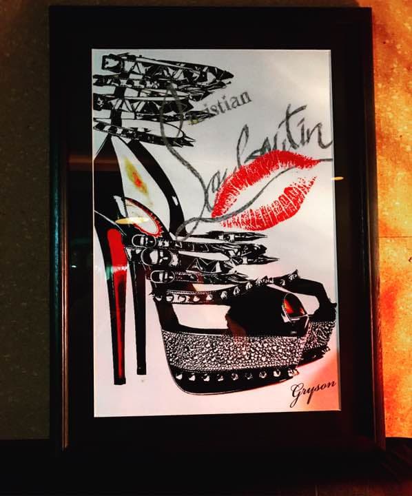 grysonアート2.5Lルブタンヒールオマージュパロディ