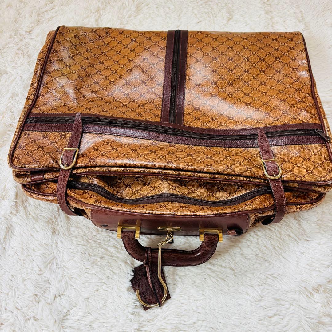 希少　モラビト　ガーメントケース　総柄　スーツケース　トランク　出張　ハンガー