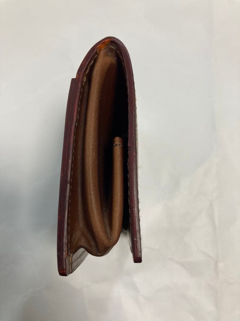 【未使用】ガンゾ ホーウィン シェルコードバン BOX 小銭入れ ナチュラル