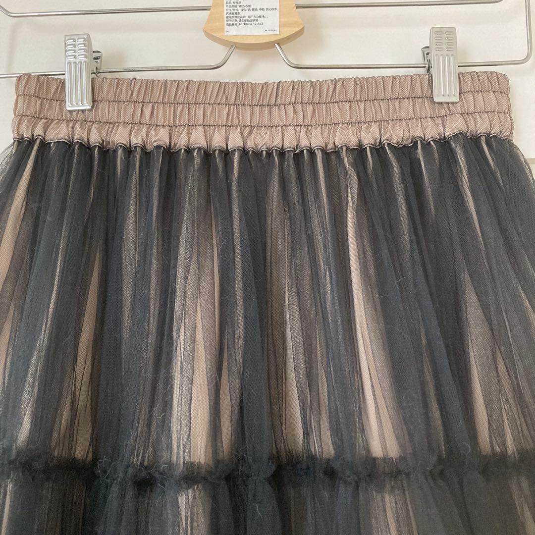 ダブルスタンダードクロージング sov. ボリュームチュールスカート ブラック