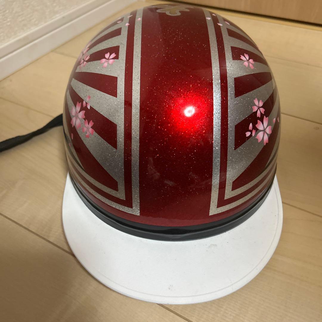 三つボタンコルク半ヘルメットそう