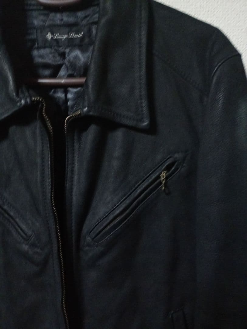 最終値下げ！定価10万以上！ラウンジリザード　本革シングルライダースジャケット