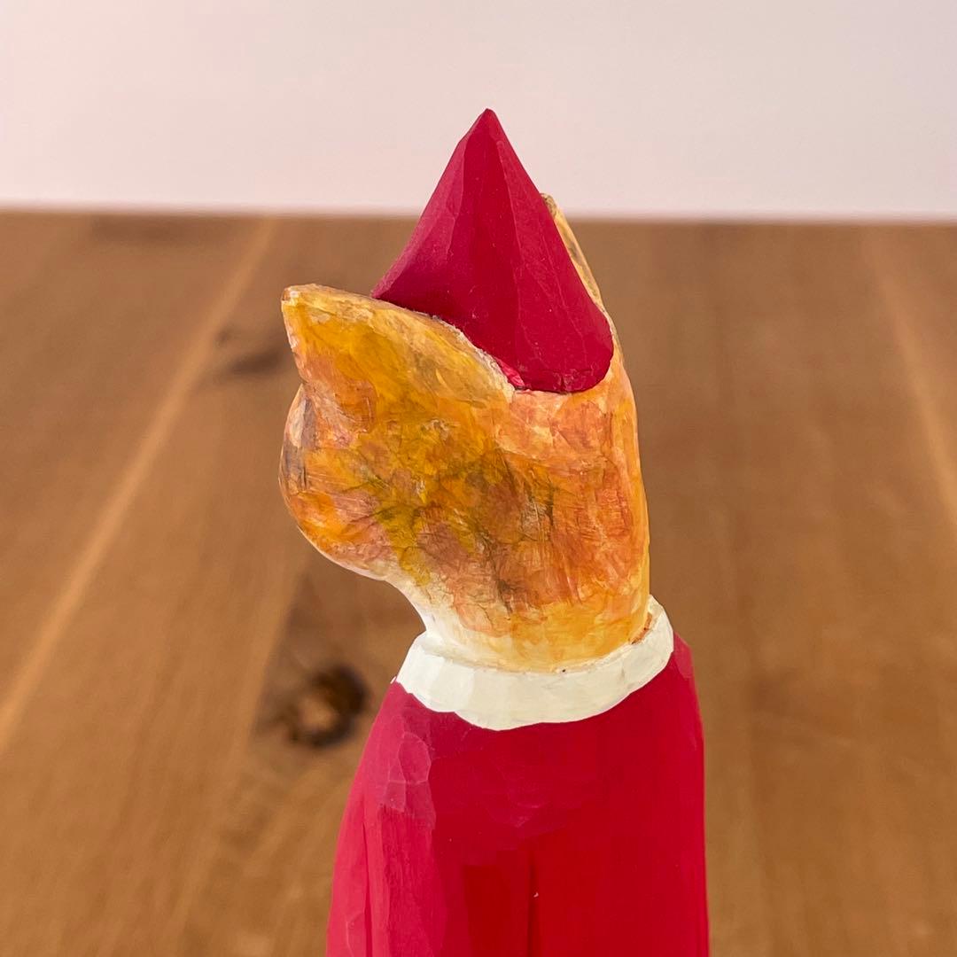 イソベサンタ アニマルサンタ ネコ 茶白