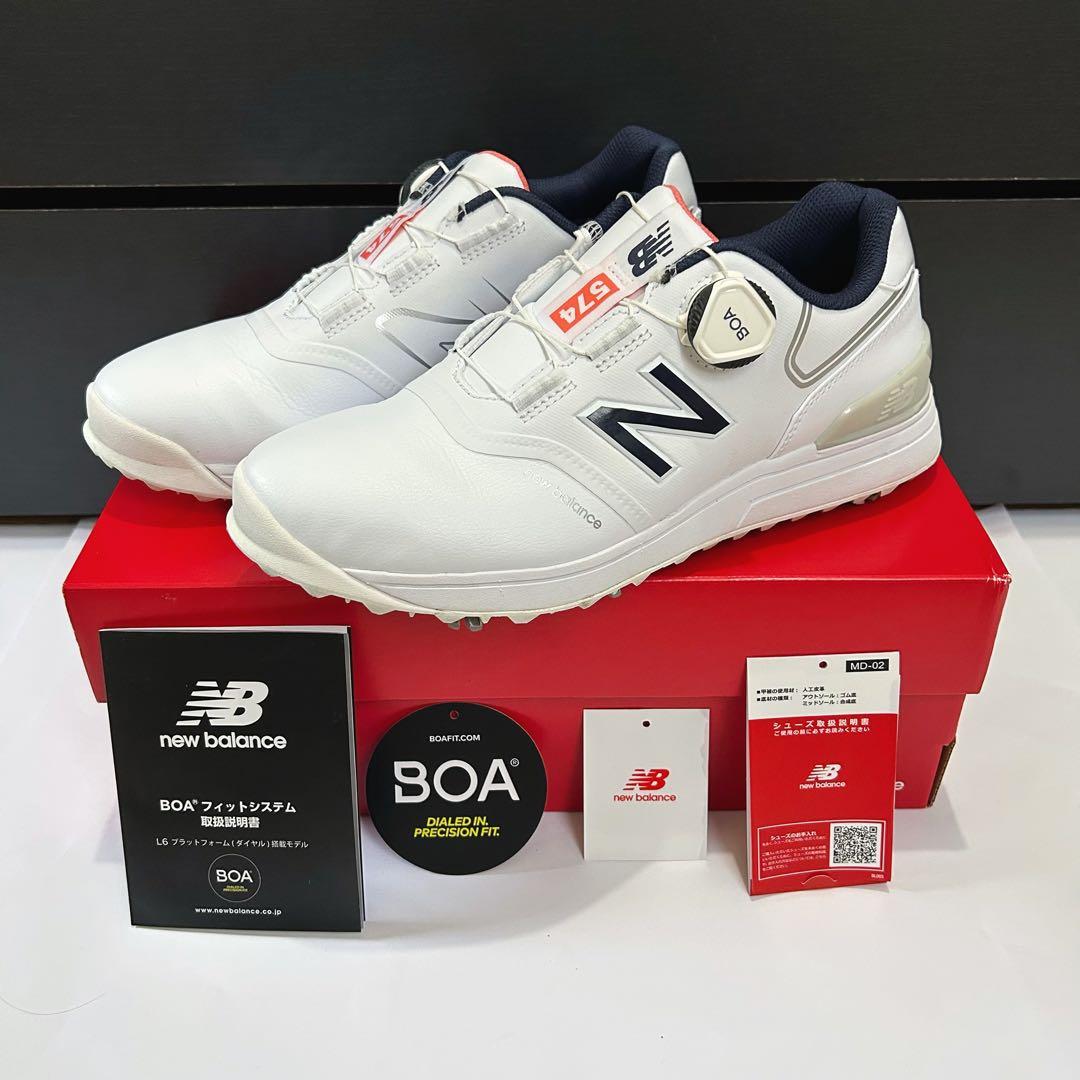 【美品】ニューバランス ゴルフシューズ 24.5