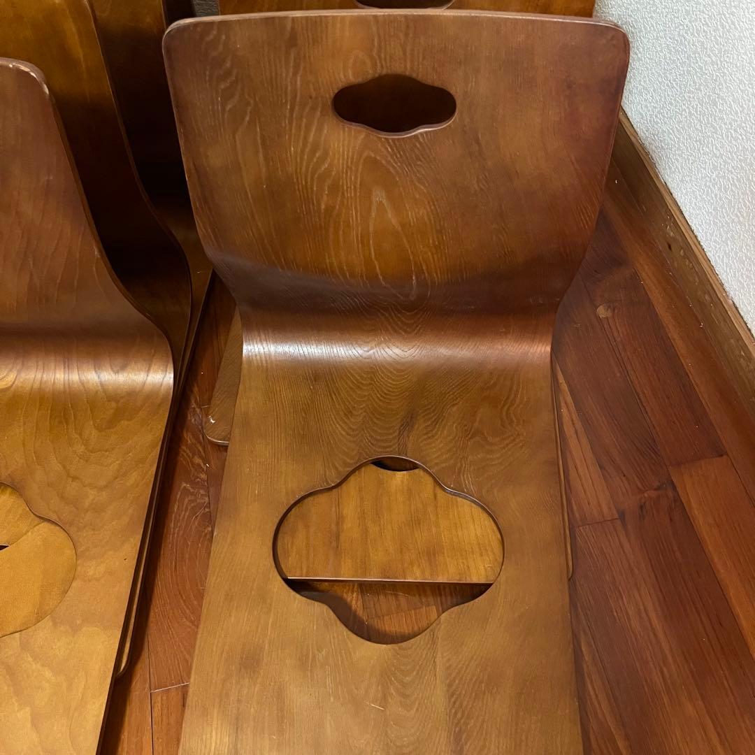 hikari 光製作所 和座椅子8台セット 和モダン 和風 木の温もり 曲げ木