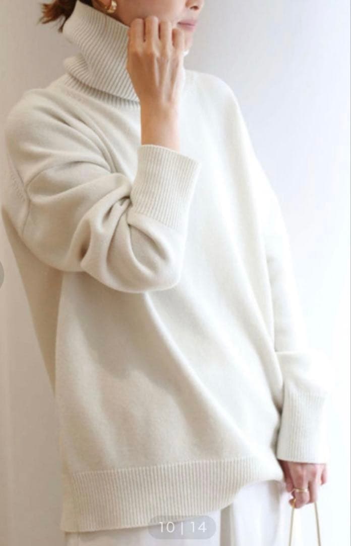 ドィーズィエムクラス　latest ミドルゲージ タートルネックニット