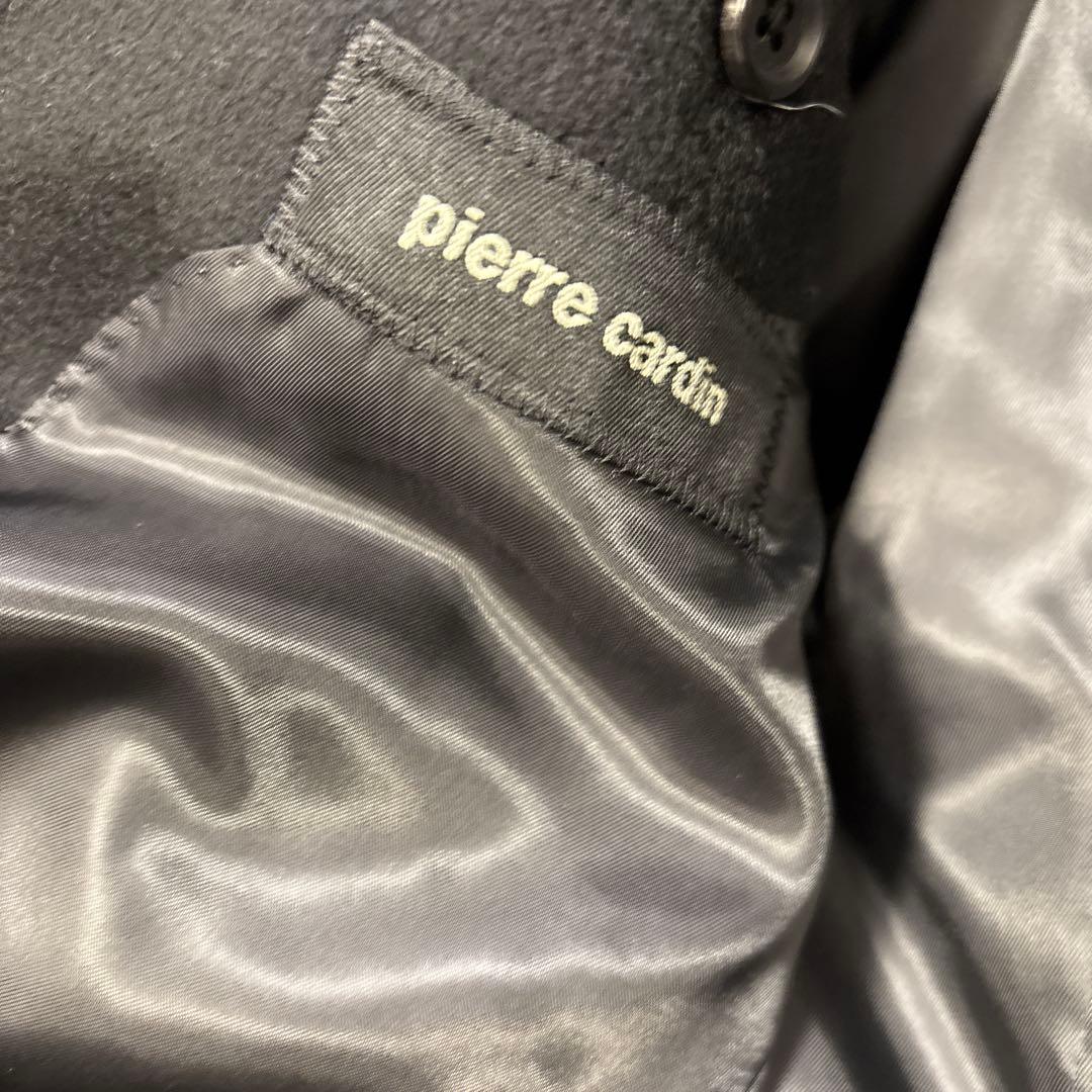 美品⭐️pierre cardin カシミヤ100% ロングコート　ブラック　XL