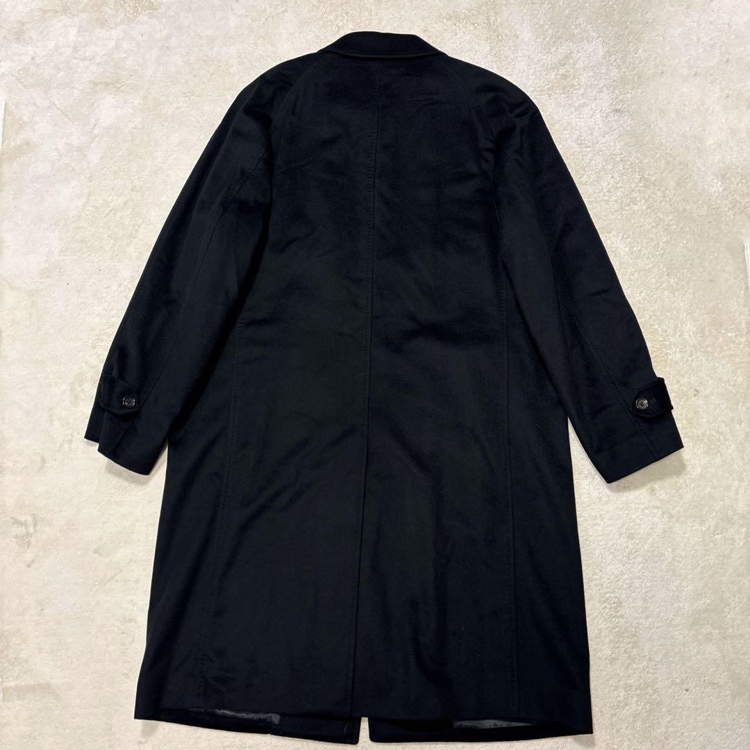 美品⭐️pierre cardin カシミヤ100% ロングコート　ブラック　XL