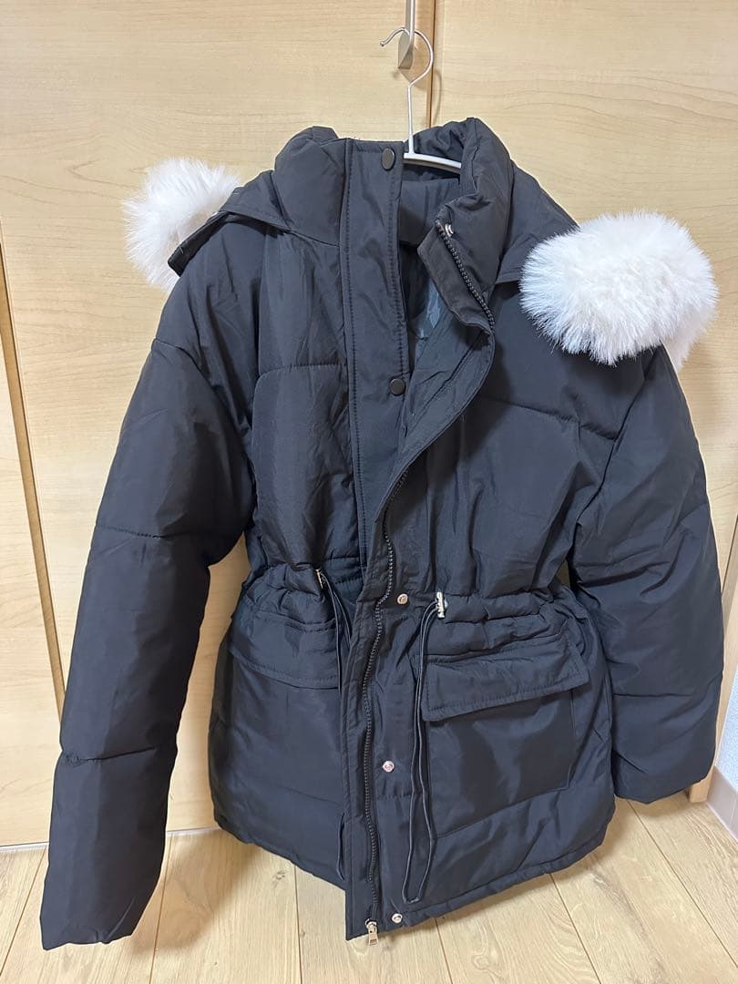 GIENGE ジーアング Waist shape fur jacket