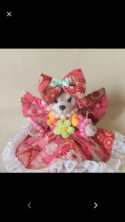 ハンドメイド ダッフィー コスチューム 和柄 和風