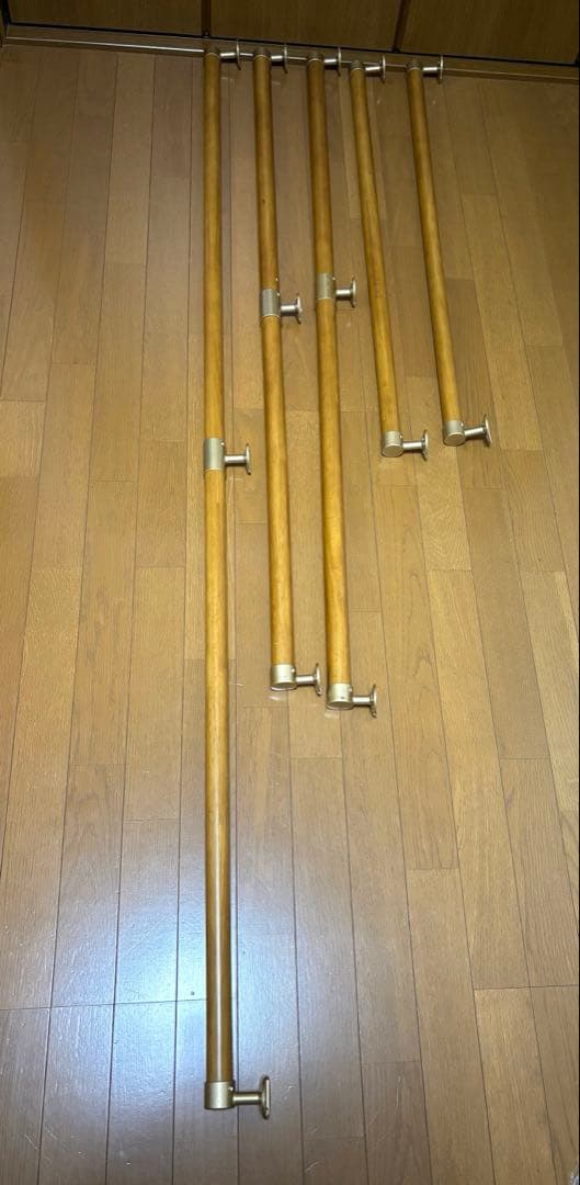 木製手すり　介護　看護　５本セット