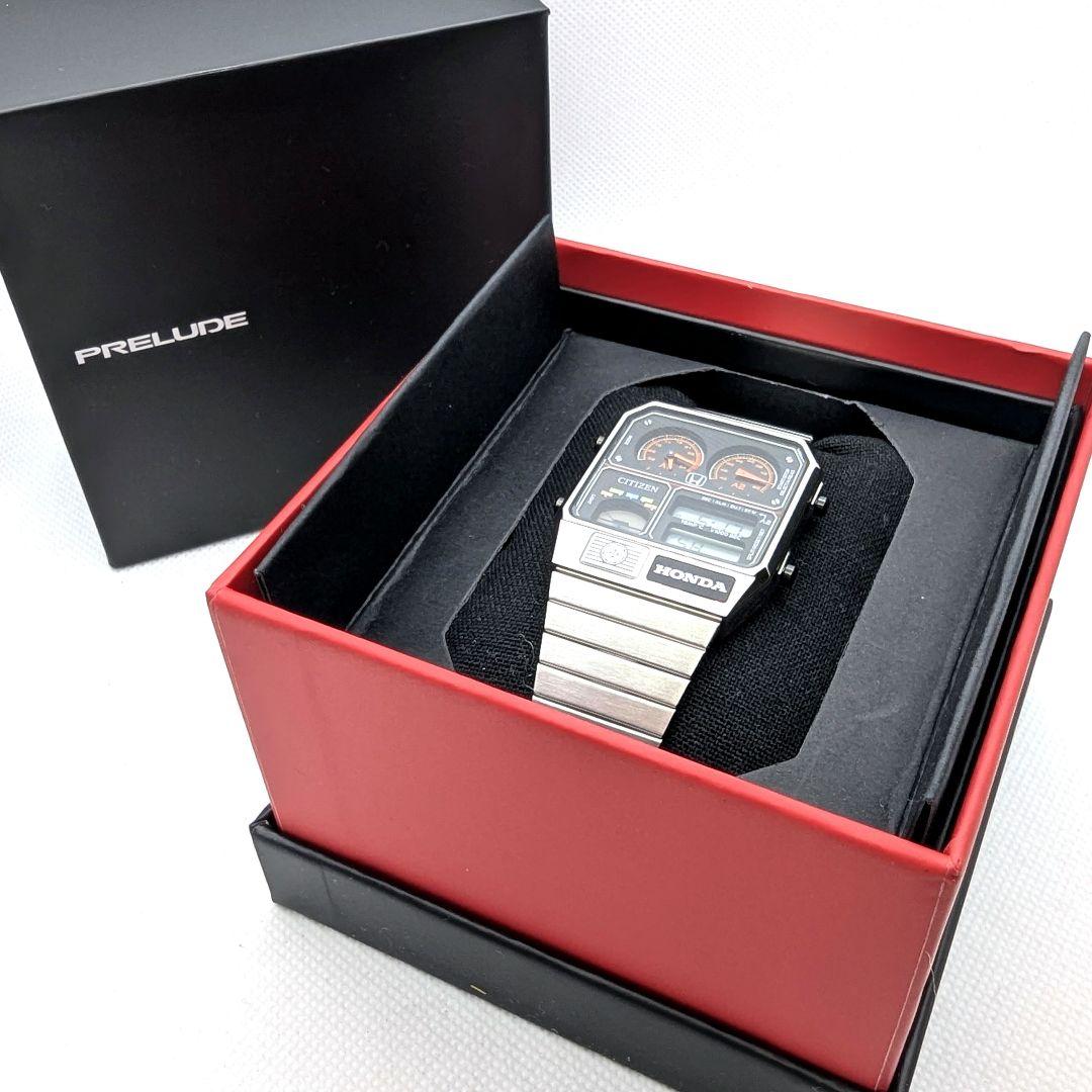 【美品・稼働 箱 保証書】CITIZEN HONDA PRELUDE TEMP
