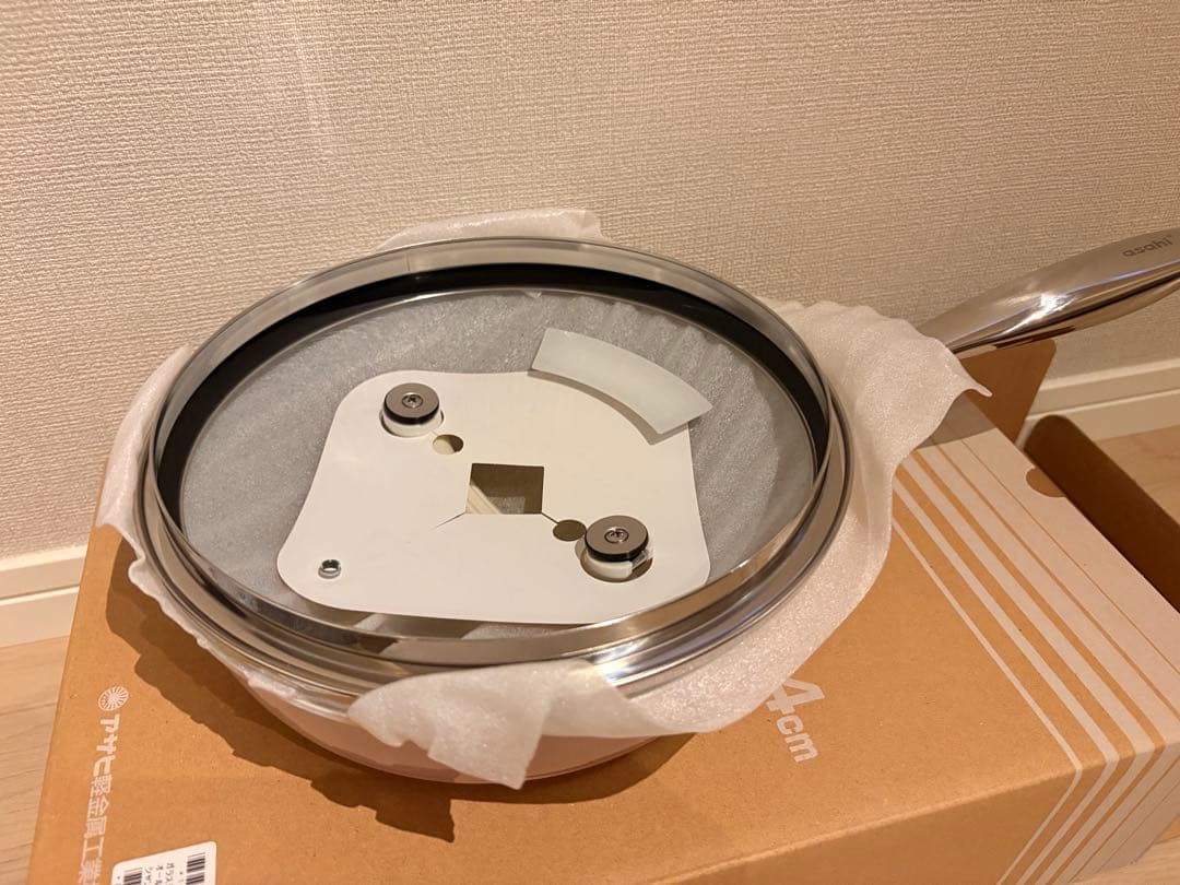 【新品・未使用】アサヒ軽金属 フライパン オールライト 24cm レシピ付き