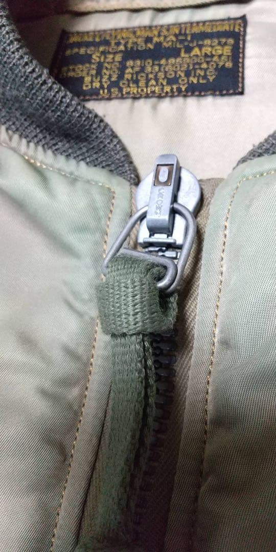 BUZZ RICKSON’S MA-1 初期　良品