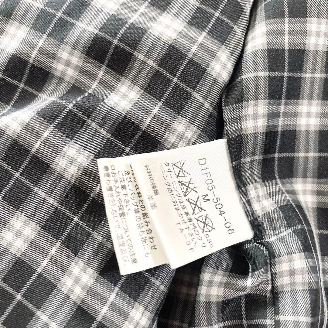 希少色 グレー BURBERRY BLACK LABEL レザージャケット M