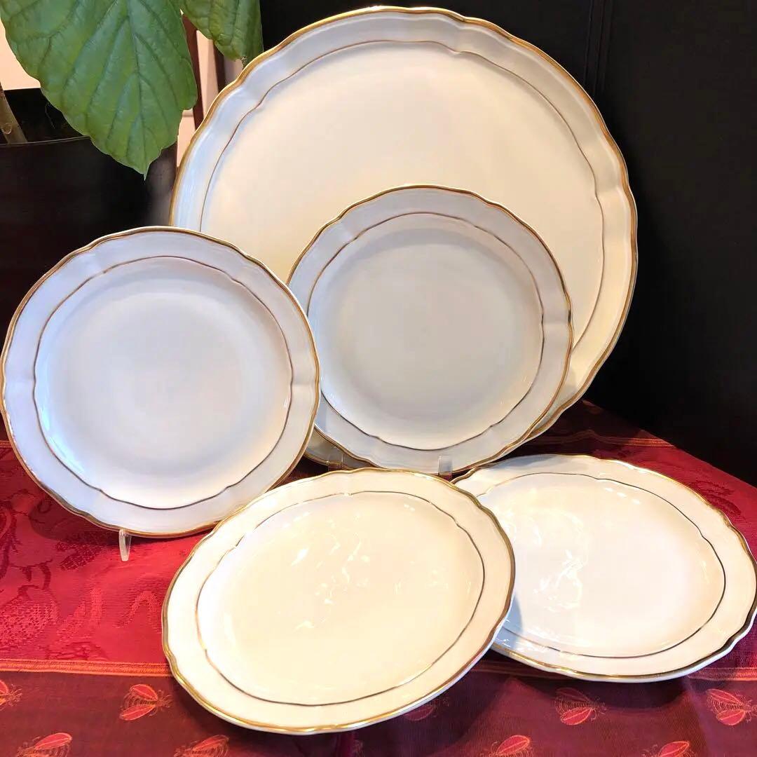 ベルナルドリモージュ　ルイ15世シリーズ　フランスアンティークプレート