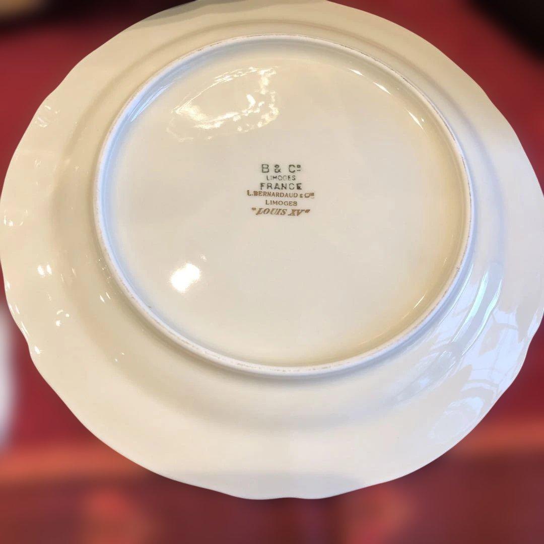 ベルナルドリモージュ　ルイ15世シリーズ　フランスアンティークプレート