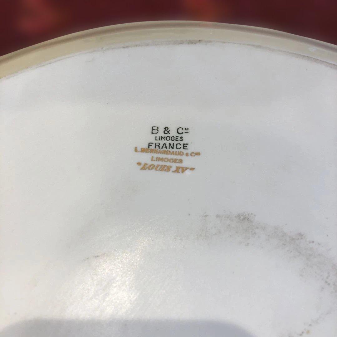 ベルナルドリモージュ　ルイ15世シリーズ　フランスアンティークプレート