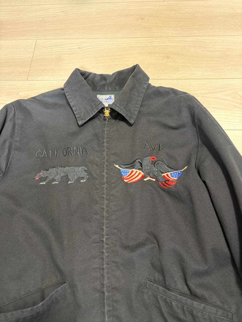 東洋エンタープライズ×BEAMS 雷門 ブラック 刺繍 ベトジャン