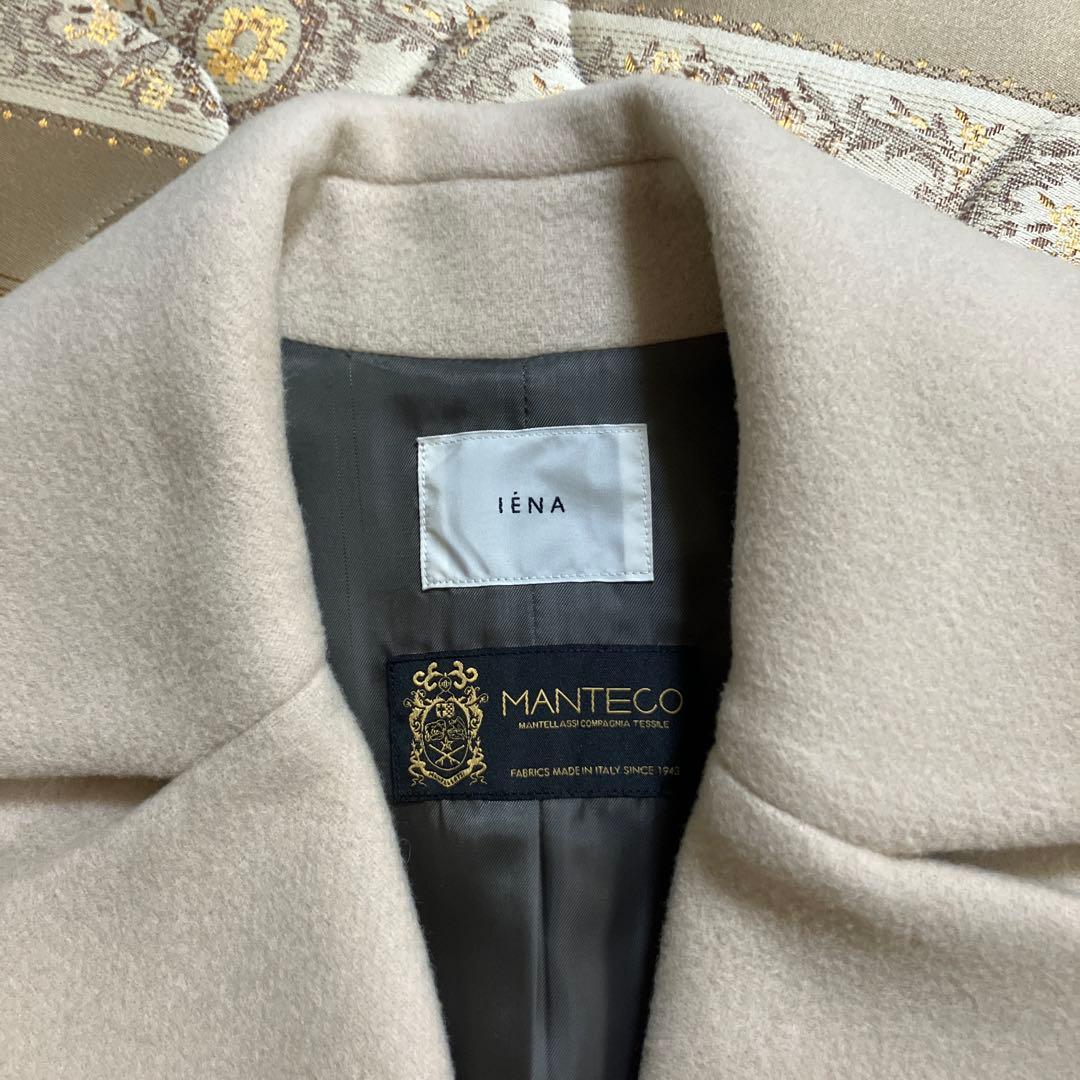 IENA MANTECO オーバーチェスターコート　38　ナチュラル　訳あり