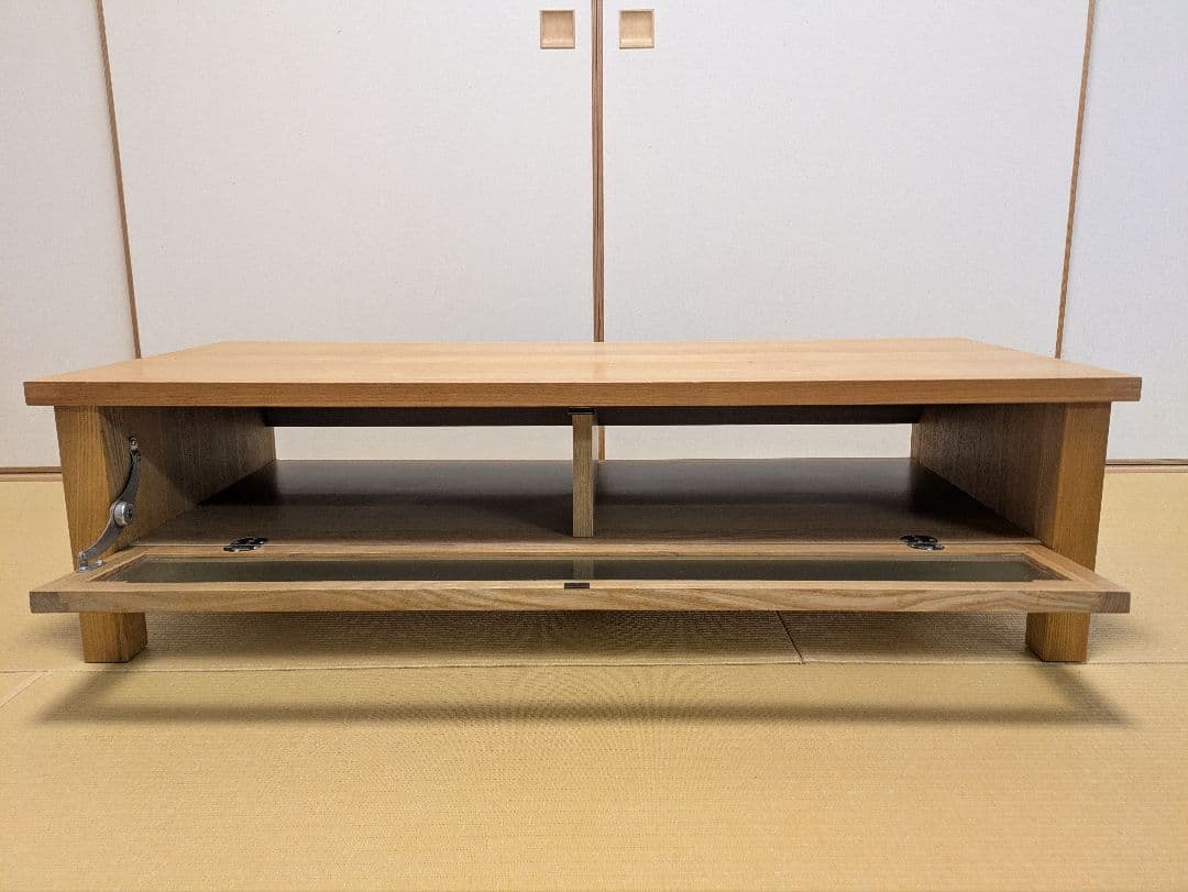 直接引取のみ！　無印良品　タモ材　木製　シンプル　テレビ台　無印　MUJI