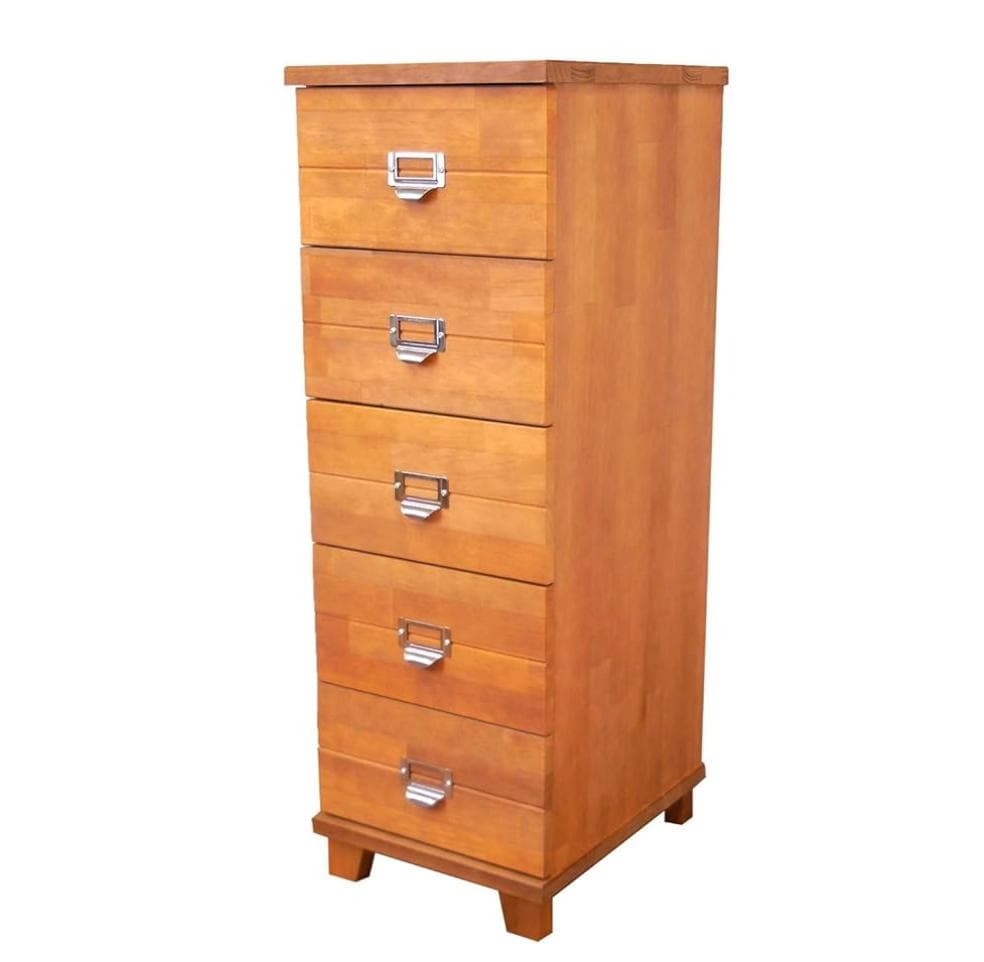 Natural House 多段チェスト 5段 引き出し 木製棚