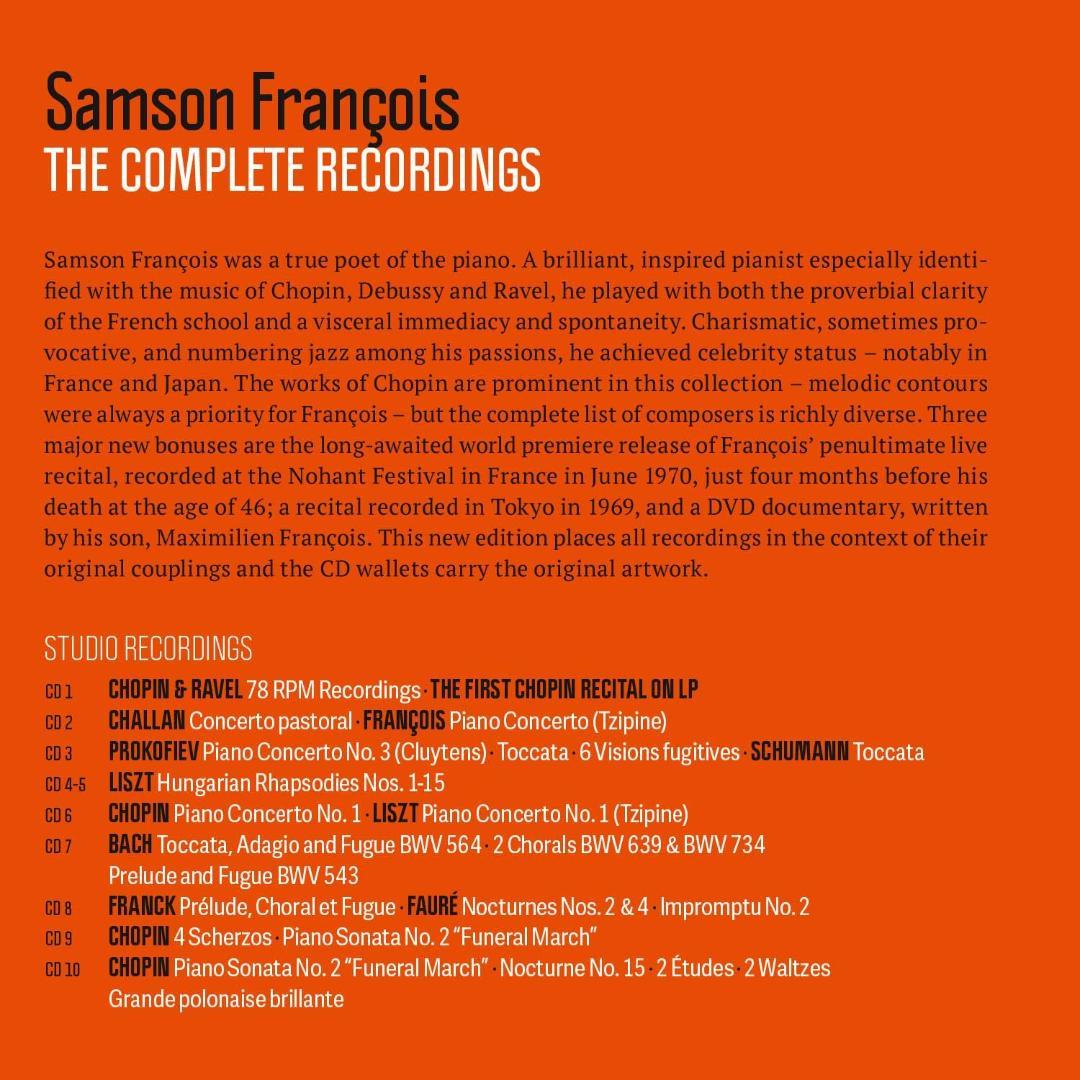Samson François: The Complete Recordings