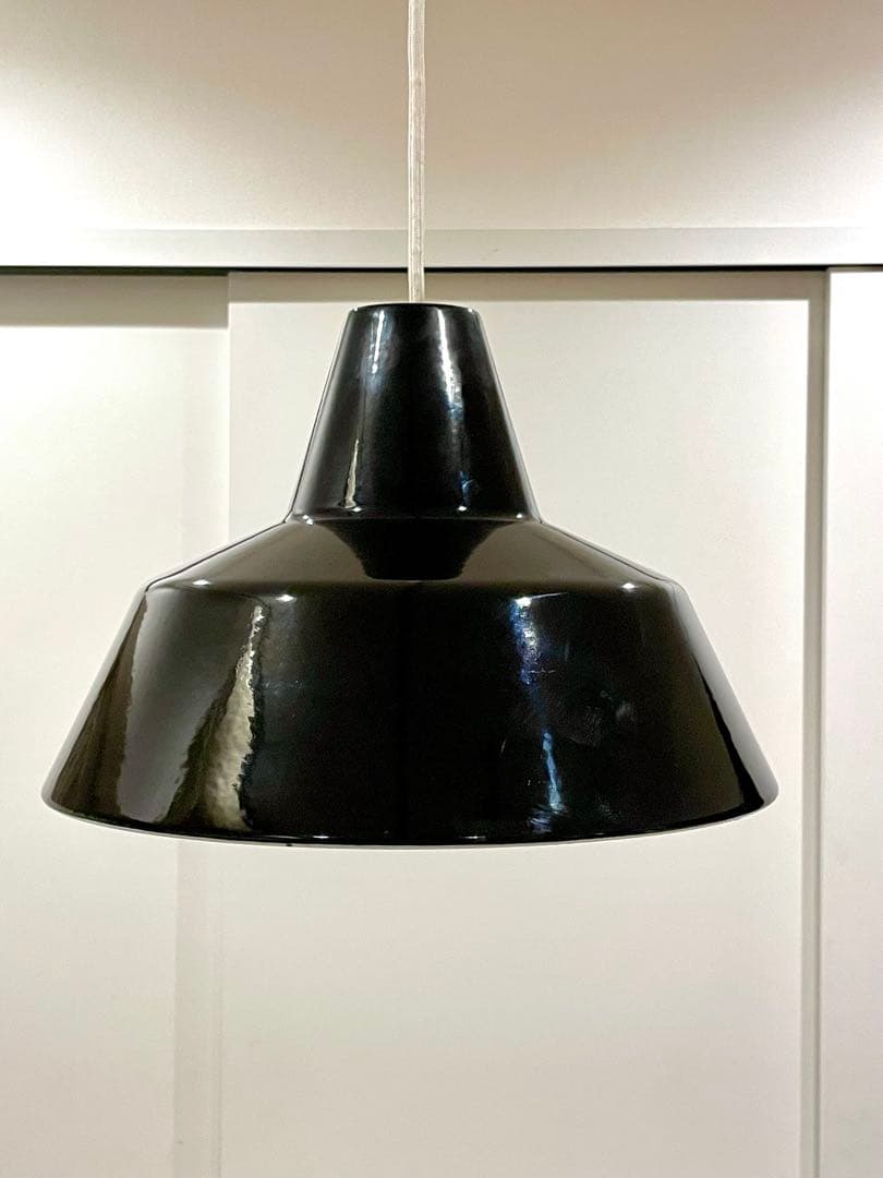 【名作】ルイスポールセン ヴィンテージ ホーロー ペンダントライト 黒 1954