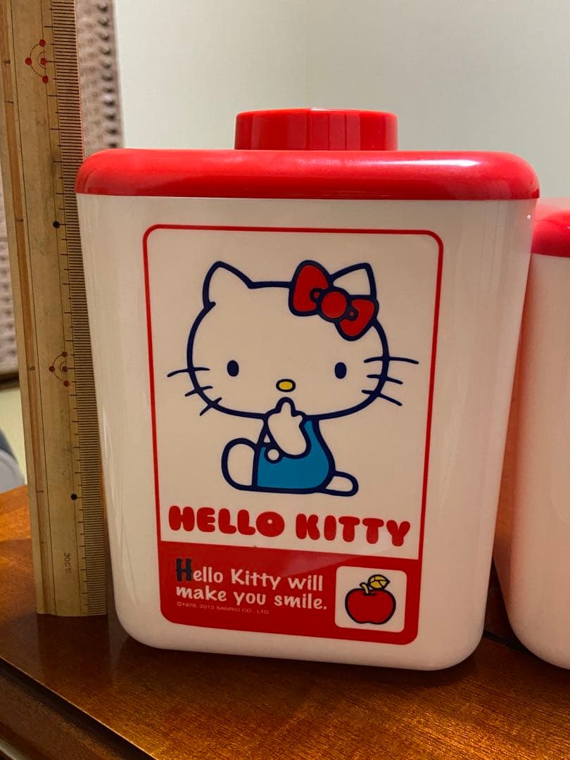 ハローキティ 小物入れ ケース 当時物 レトロ 赤 希少 極レア 新品 未使用
