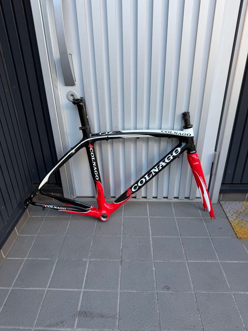 COLNAGO CX-ZERO カーボンフレームセット フォーク塗装割れ？