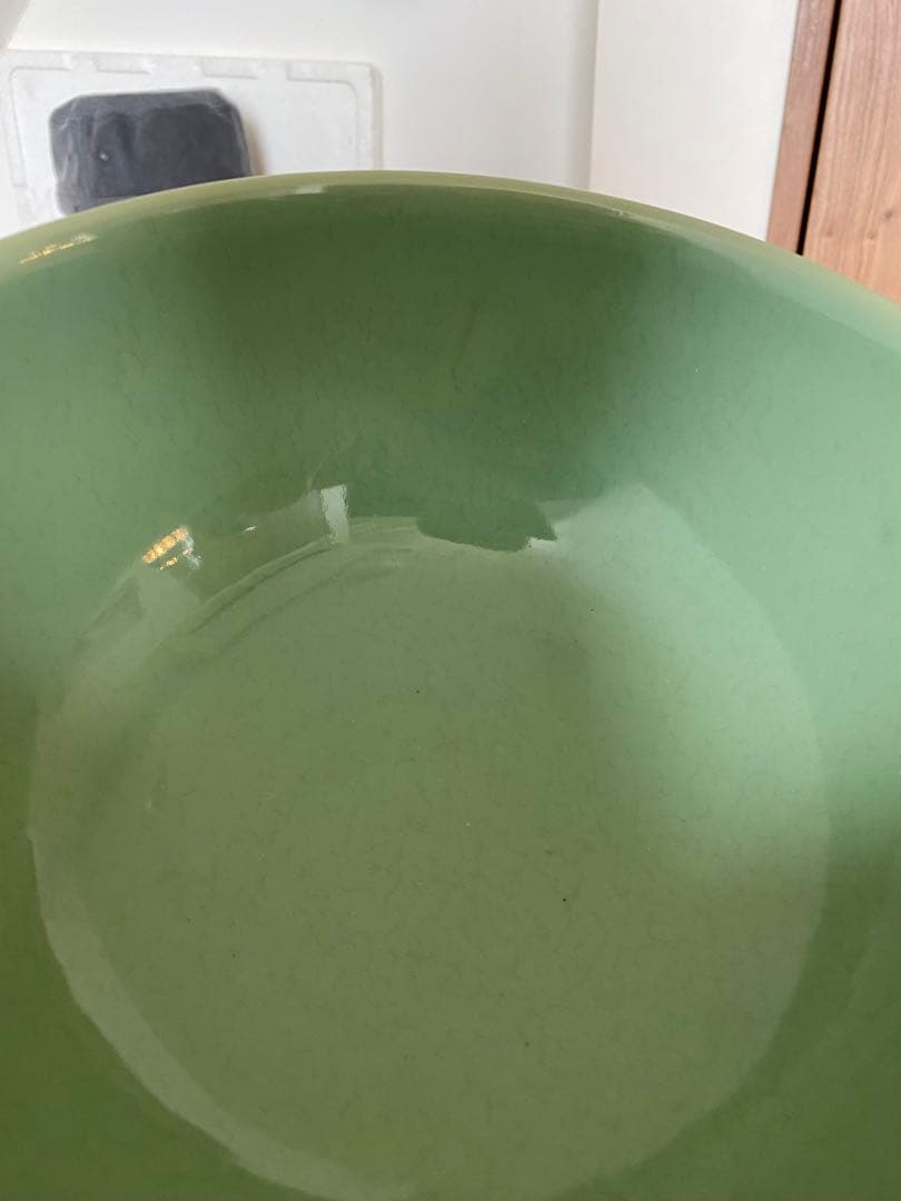 中国明時代龍泉窑深大碗箱付きサイズ高さ約13.5cm径24.5cm